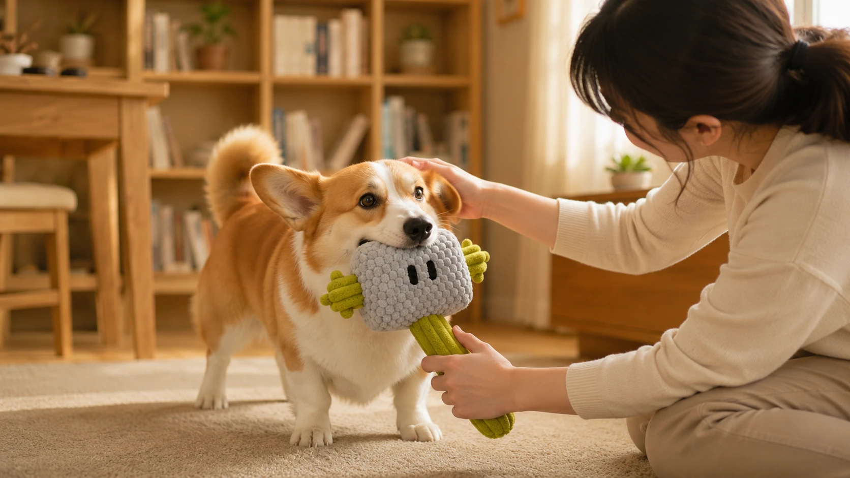 Whack-a-Mole Squeaky Hammer Toy · Study Quiet Companion · GuardHound DOG