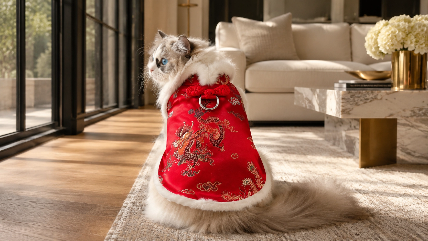 Imperial Silk Winter Vest for Cats · GuardLynx