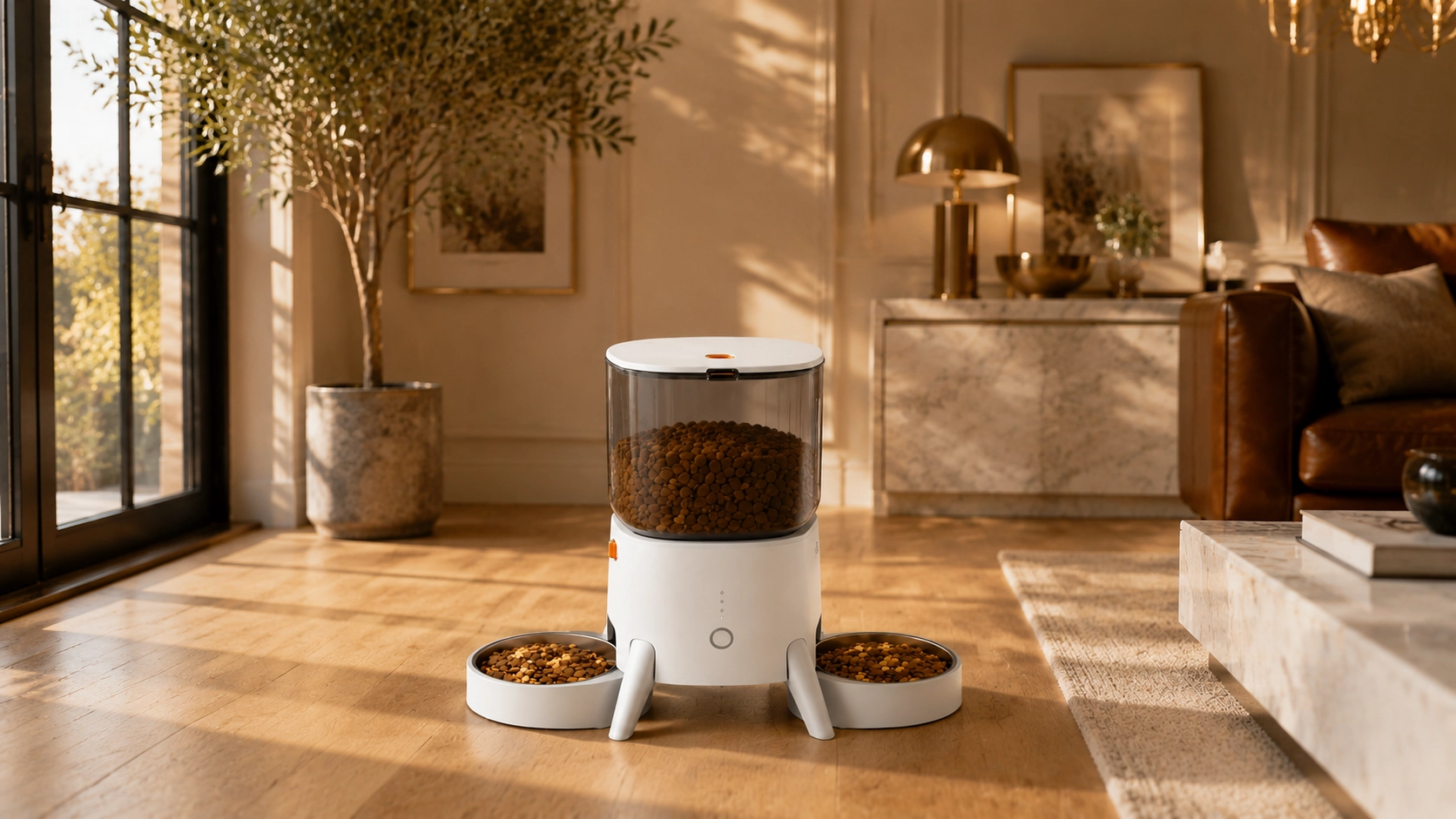 Smart Dual Bowl Automatic Pet Feeder · Detail image 1 · GuardLynx