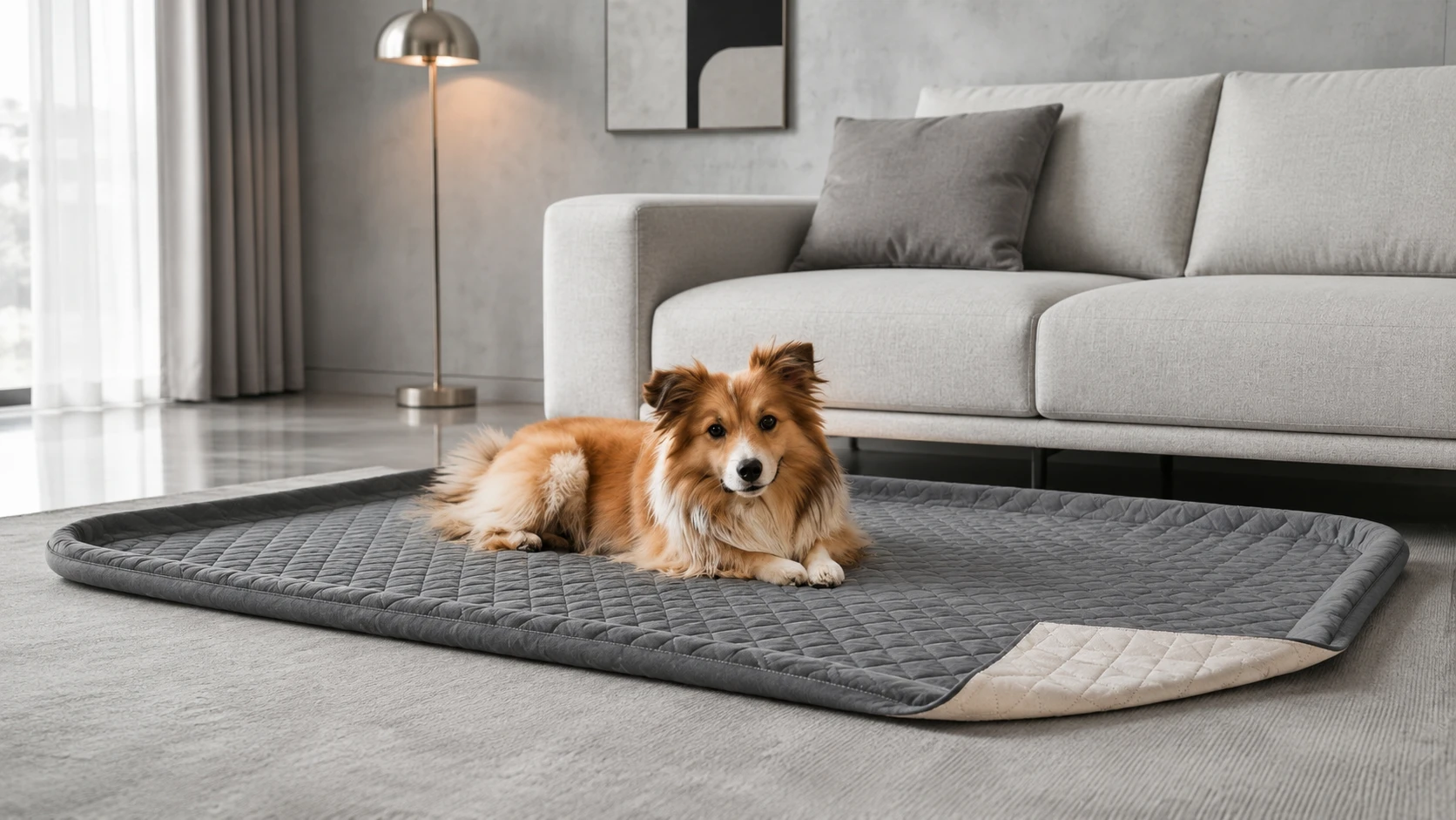 Washable Non-Slip Waterproof Pet Mat · GuardHound DOG