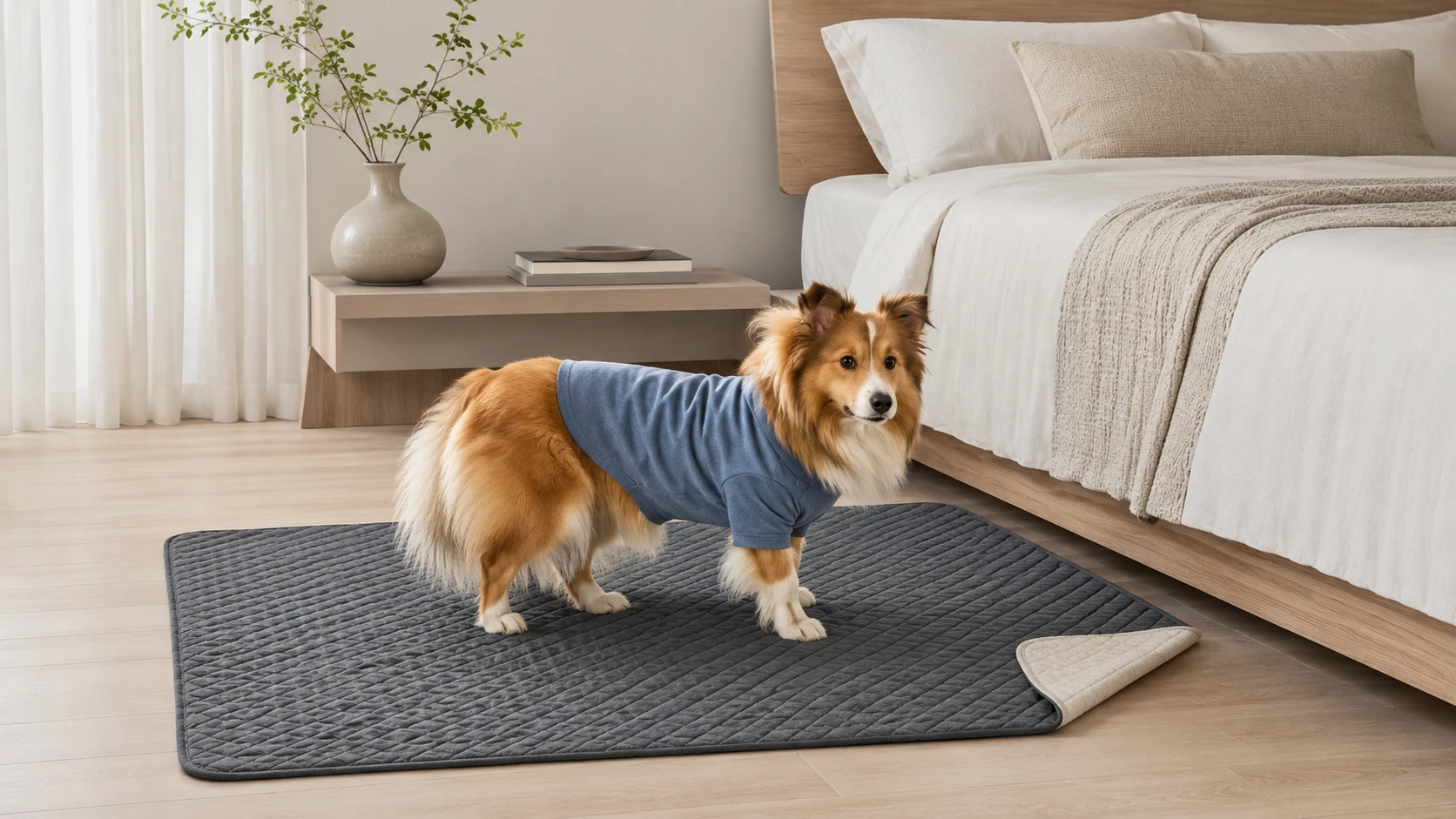 Washable Non-Slip Waterproof Pet Mat · Quilted for Durability · GuardHound DOG