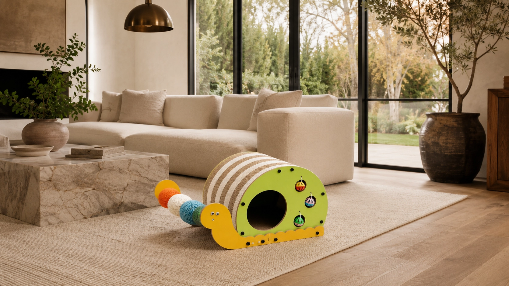 Snail Cat Scratcher & Bed Combo · Detail image 1 · GuardLynx