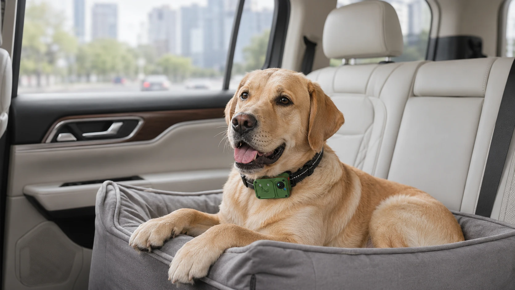 GuardHound Pet Monitoring Smart Collar with GPS Fence · Durable Nylon Weave · GuardHound DOG