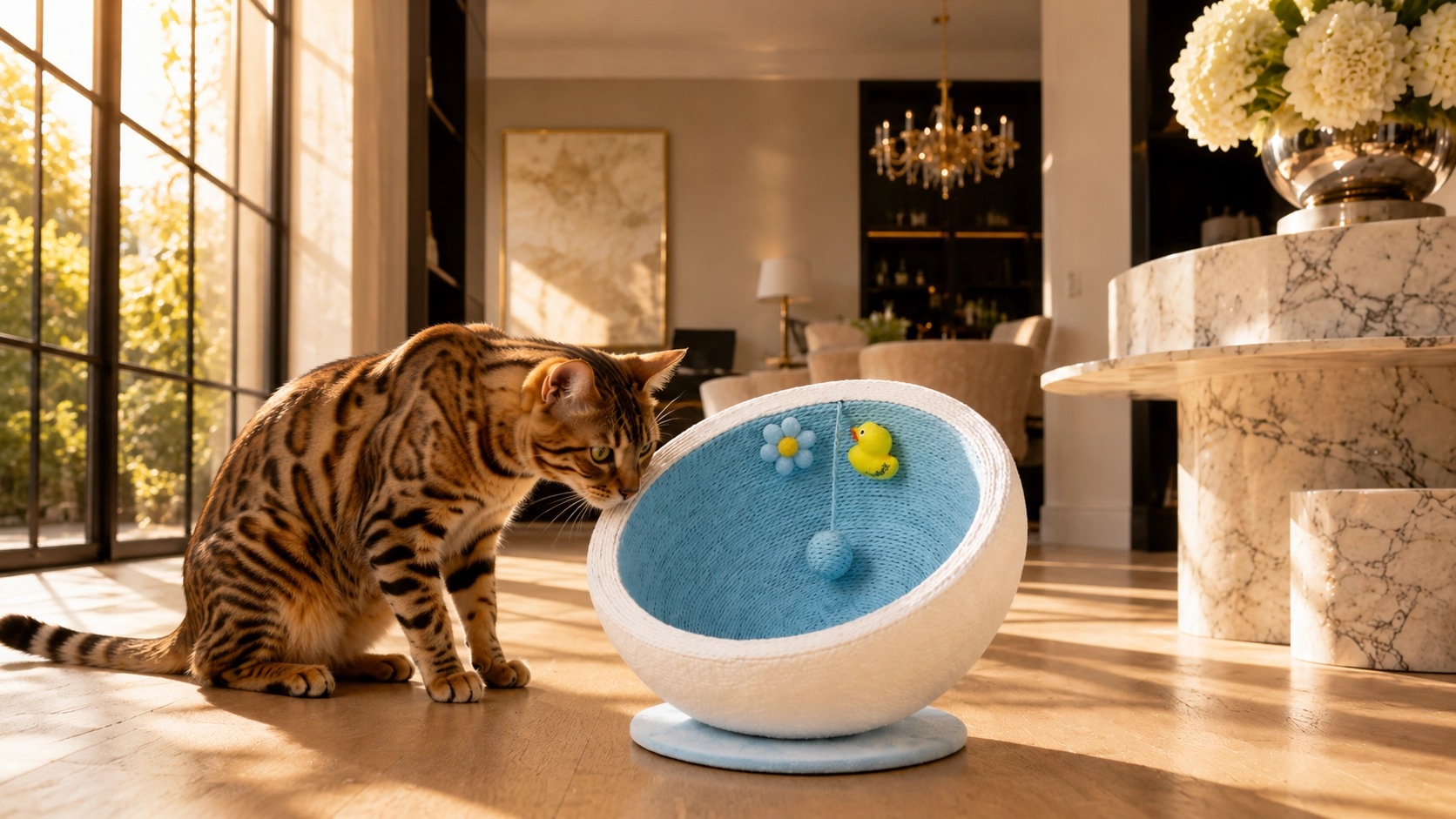 Semi-Eggshell Cat Cave Bed · Eggshell Design, · GuardLynx