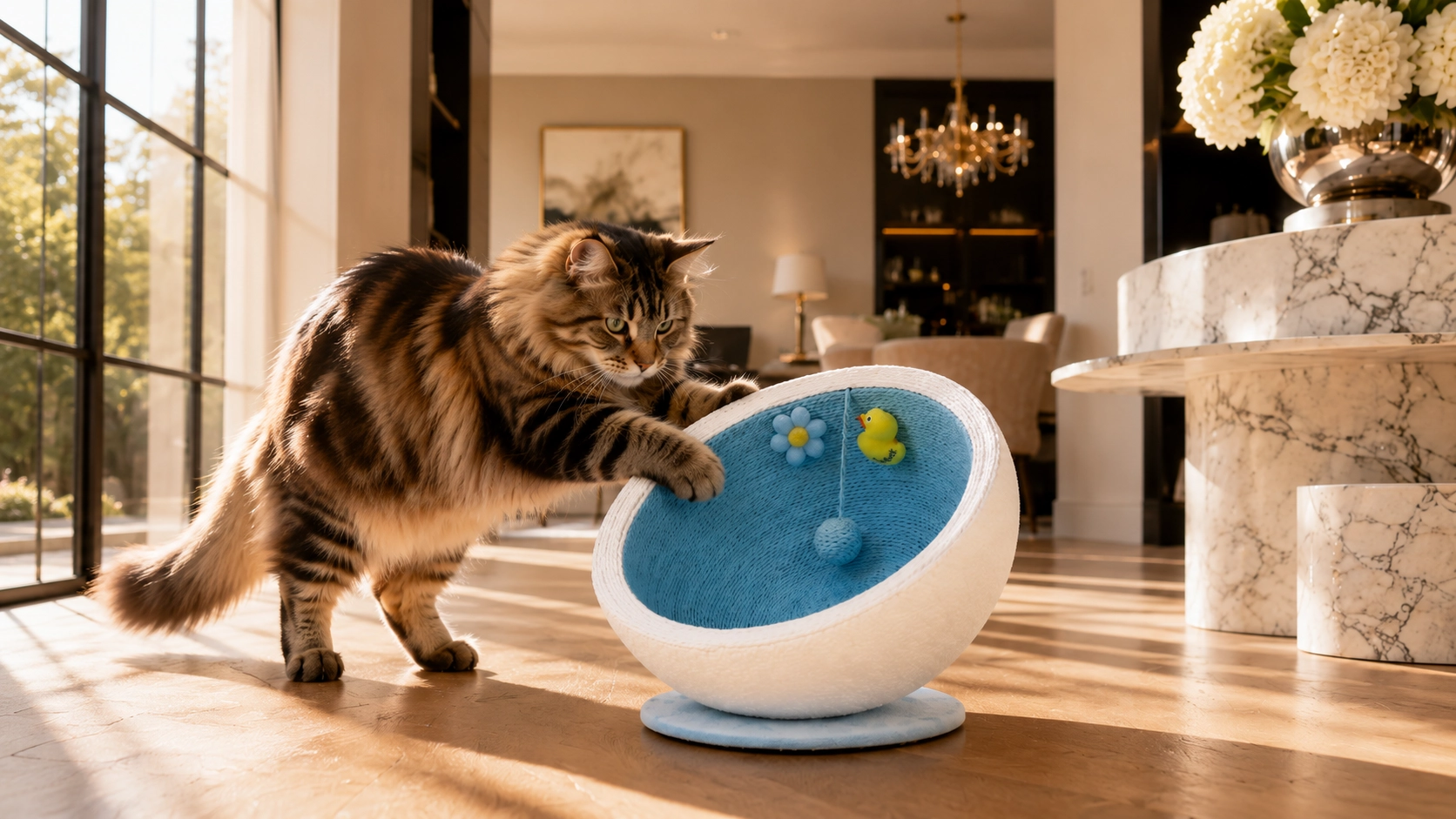 Semi-Eggshell Cat Cave Bed · Soft Knit, · GuardLynx