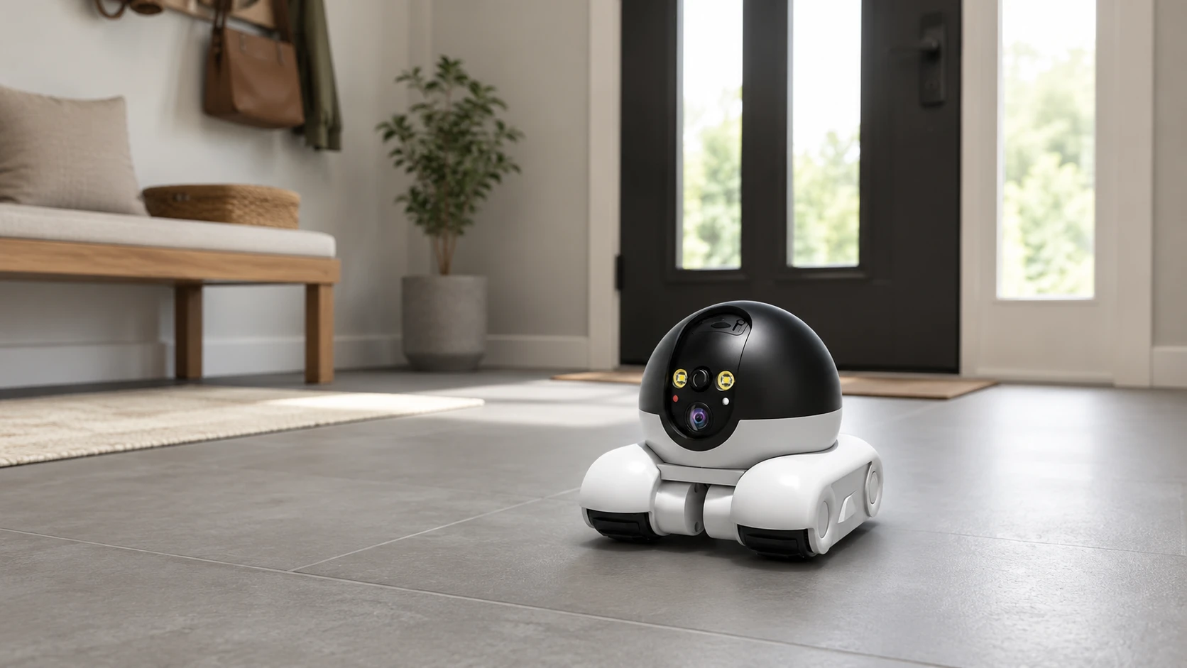 Dual-Lens Smart Pet Companion Robot · Remote Interaction · GuardHound DOG
