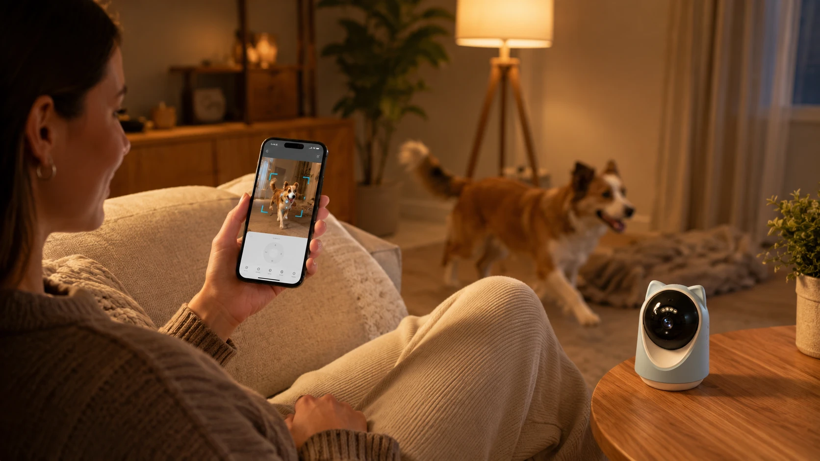 Cat Ear AI Pet Monitor with Laser Toy · Kitchen Counter Monitoring · GuardHound DOG
