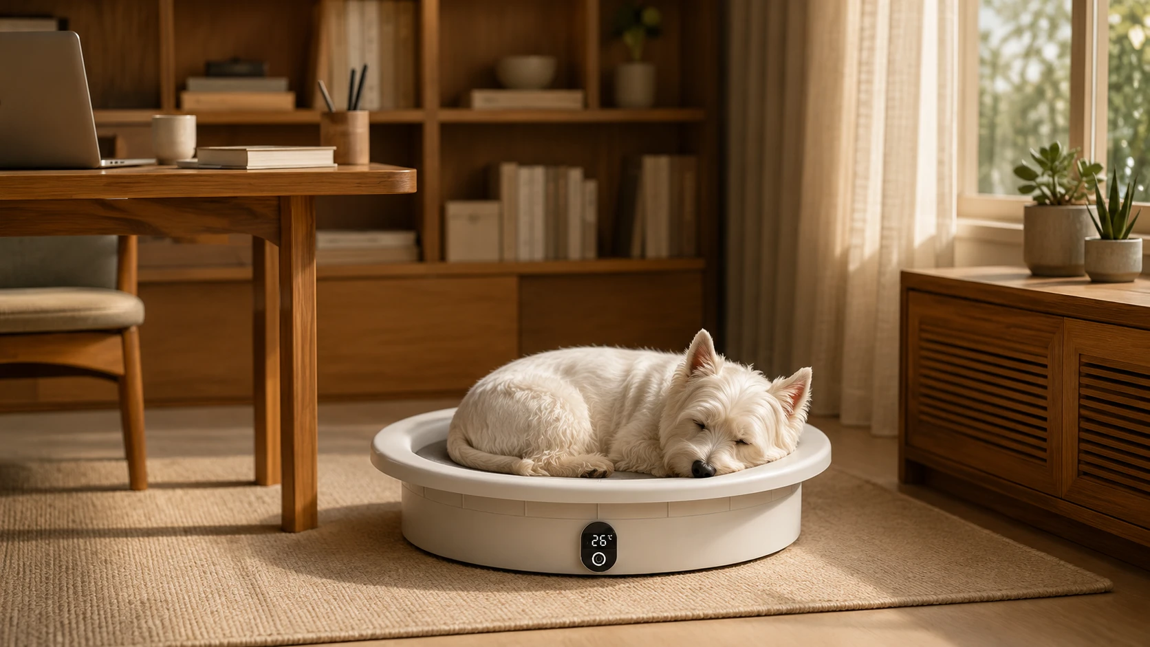 Smart Thermostatic Weighing Pet Bed · Constant Temperature Heating · GuardHound DOG