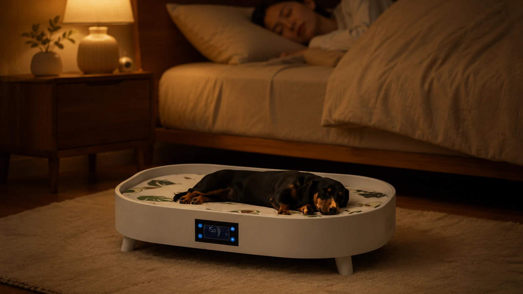 Smart Temp Pet Bed · Waterproof & Urine-Proof · GuardHound DOG