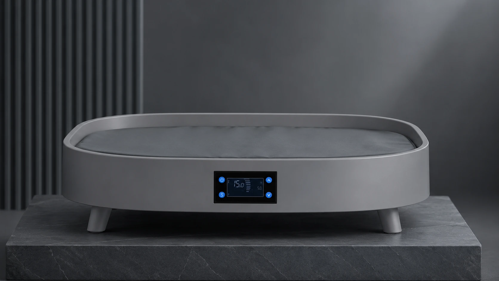 Smart Temp Pet Bed · Quiet Gray · GuardHound DOG