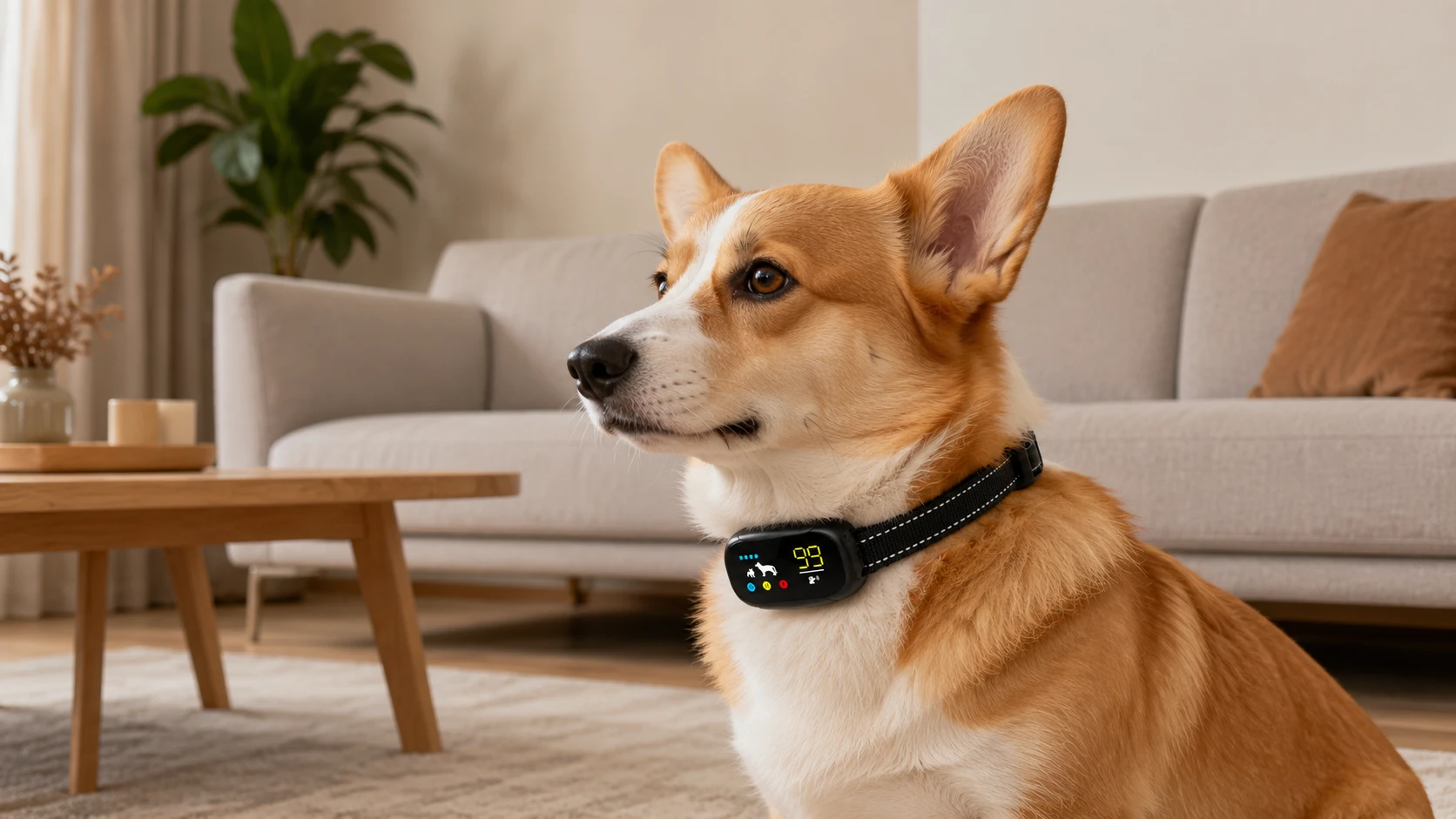 Color Screen Anti-Bark Training Collar · GuardHound DOG