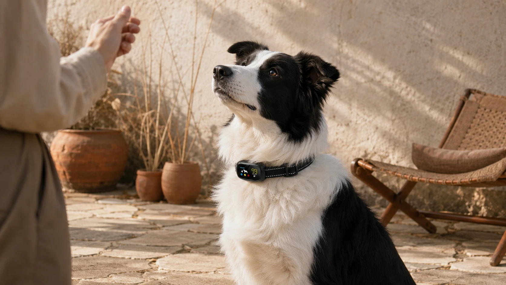Color Screen Anti-Bark Training Collar · IPX7 Waterproof · GuardHound DOG