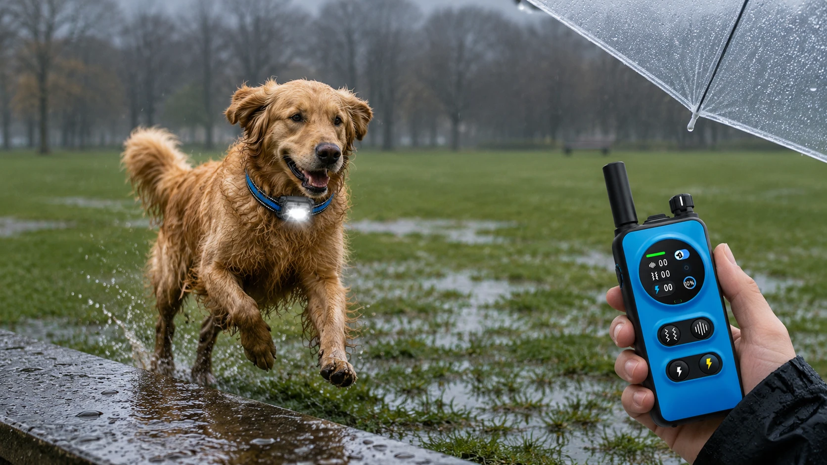 GuardHound Remote Training Collar · IP67 Waterproof · GuardHound DOG