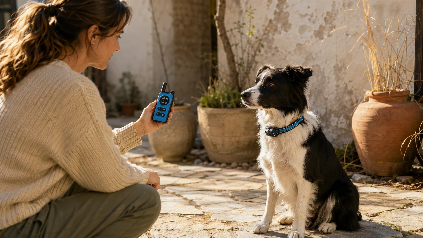 GuardHound Remote Training Collar · Clear LCD Display · GuardHound DOG