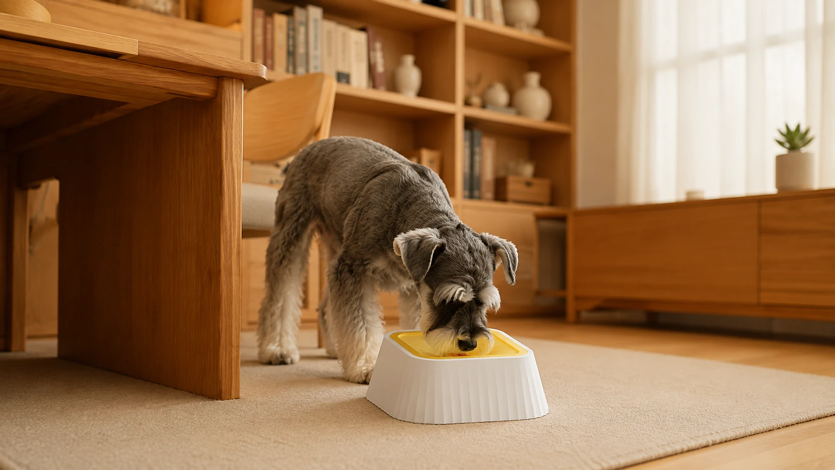 Suspended Splash-Free Water Bowl · GuardHound DOG