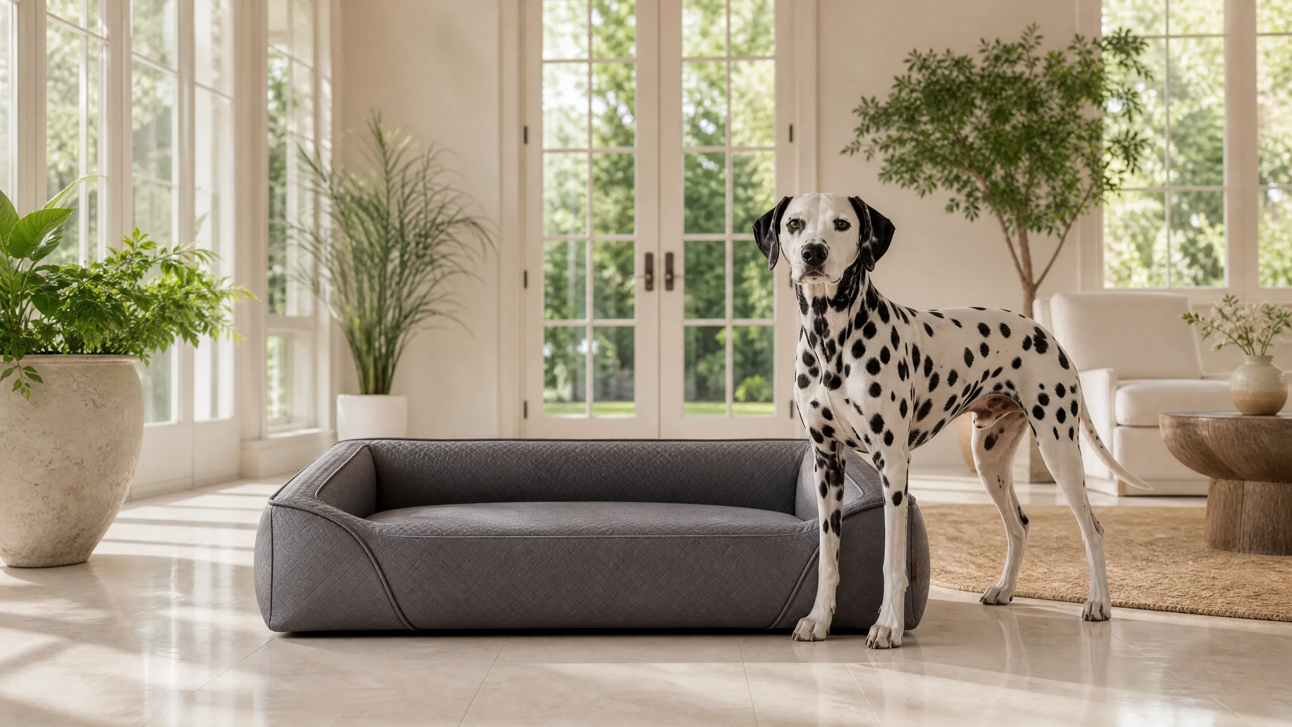 Luxury Summer Cooling Pet Leather Sofa · Cooling Fill · GuardHound DOG