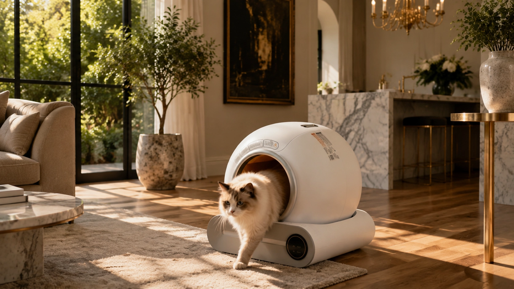 Smart Self-Cleaning Litter Box · GuardLynx