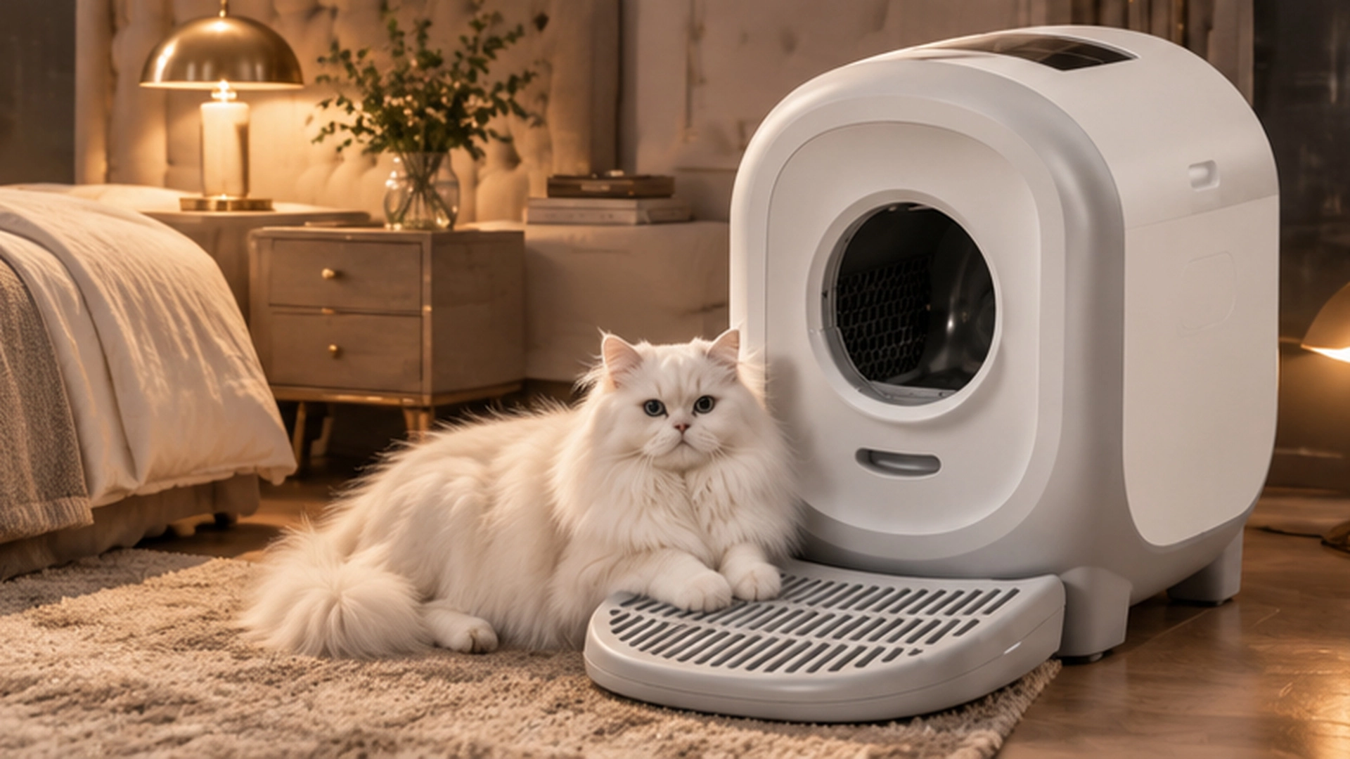 Skylight Smart Self-Cleaning Litter Box · Odor-Sealing System · GuardLynx