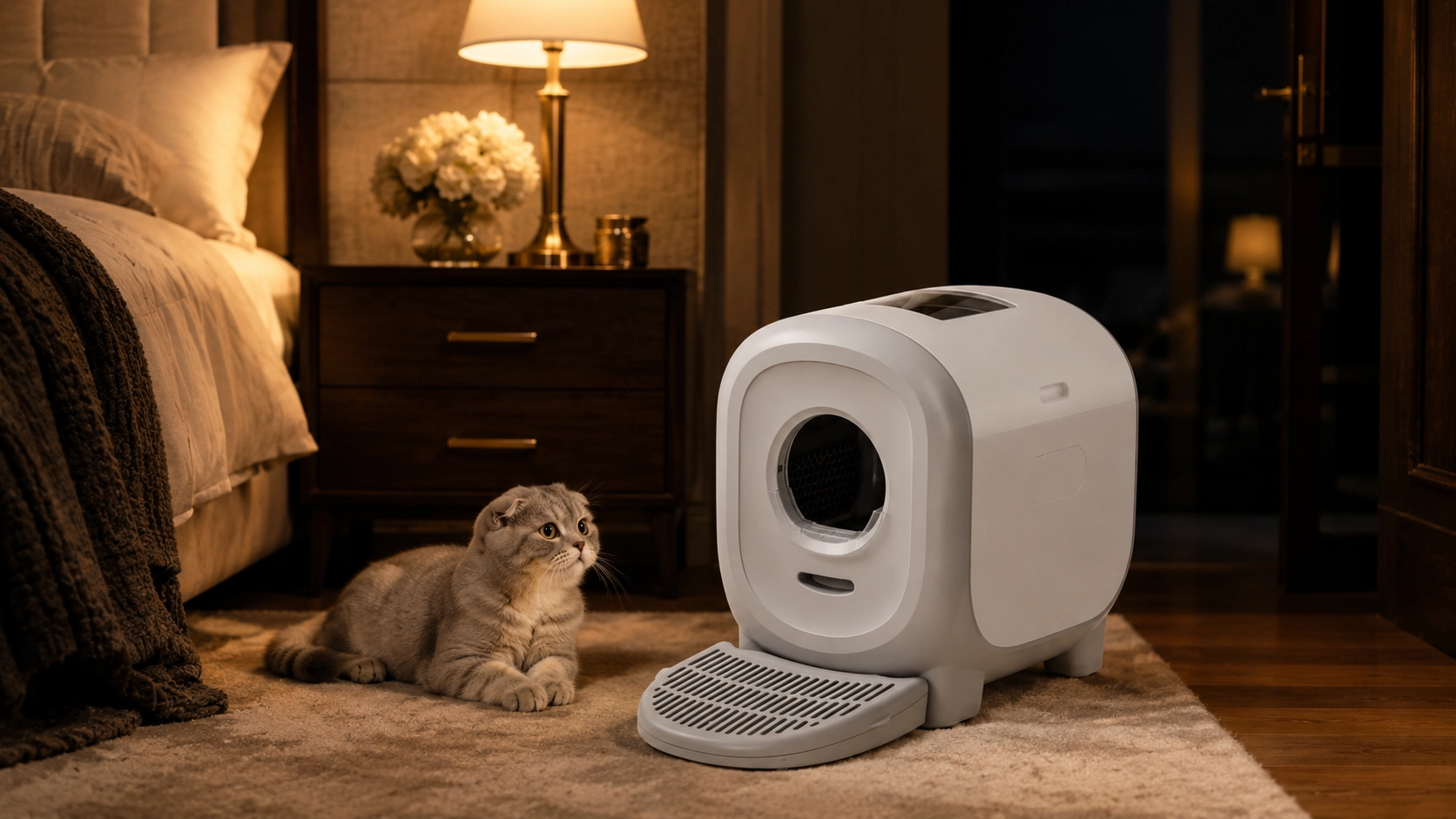 Skylight Smart Self-Cleaning Litter Box · Nighttime Bedroom Companion · GuardLynx