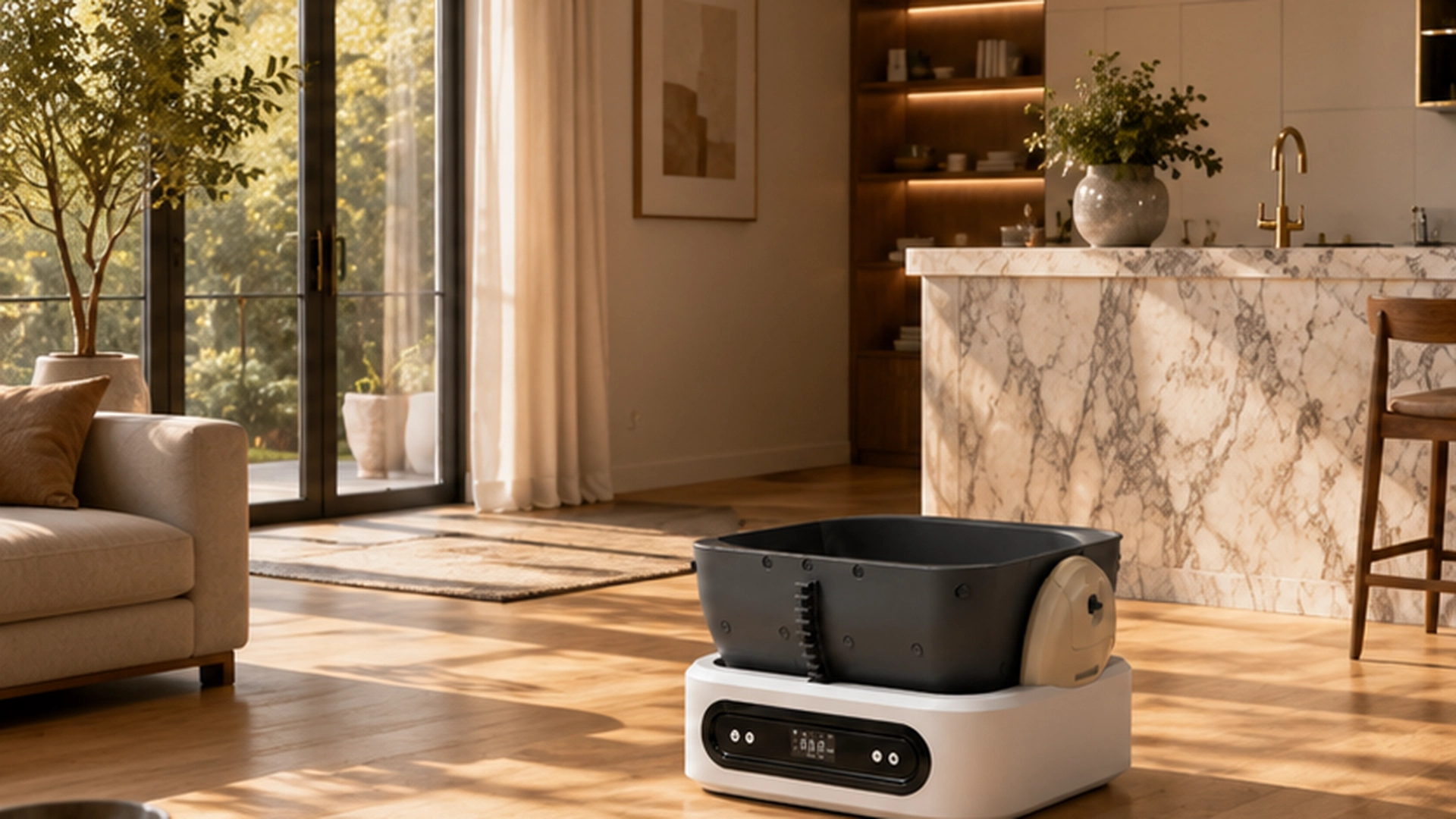 Open-Top Smart Weight-Sensing Automatic Litter Box · Detail image 1 · GuardLynx
