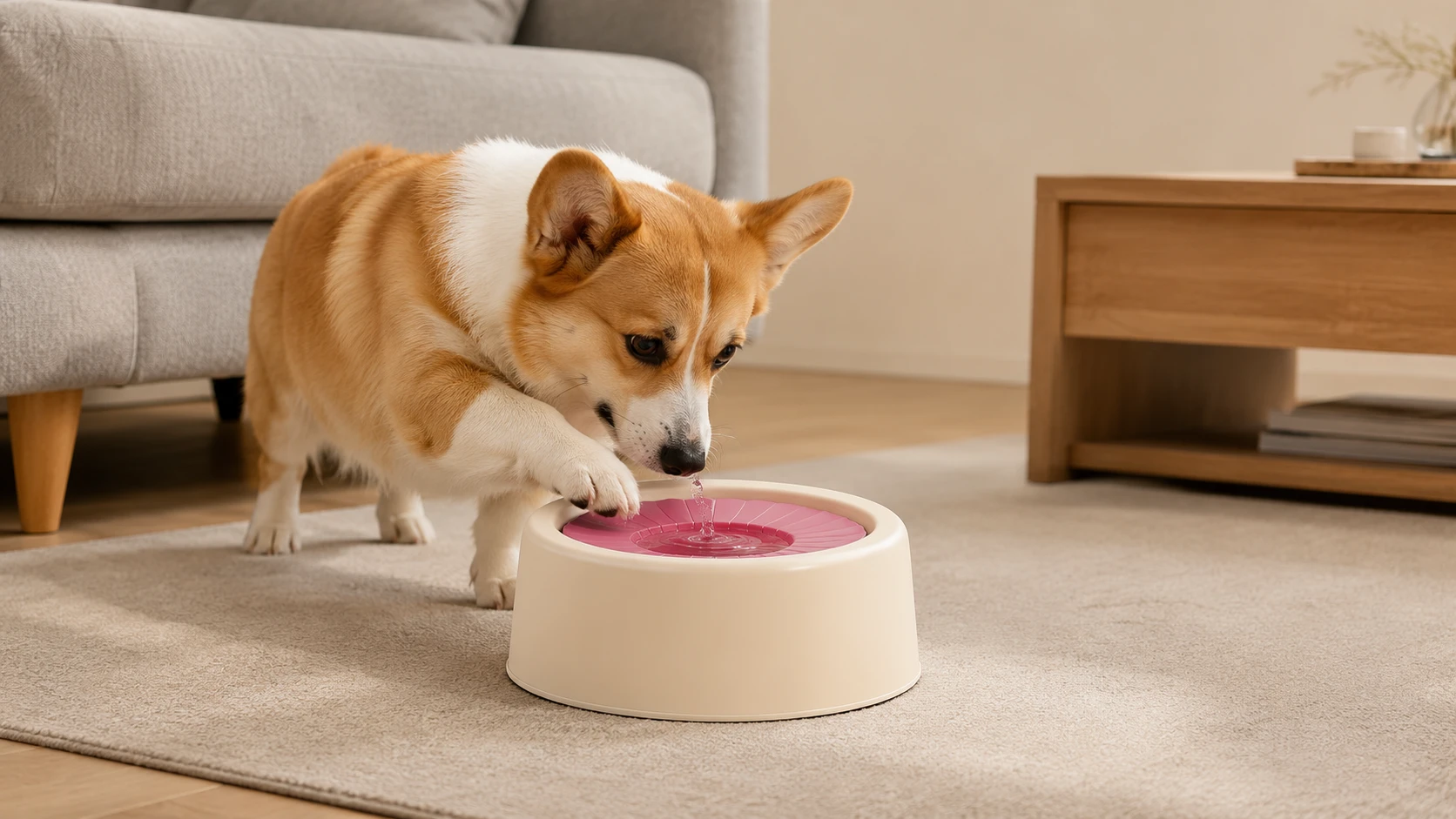 GuardHound Floating Dog Water Fountain · Four-Stage Filtration System · GuardHound DOG