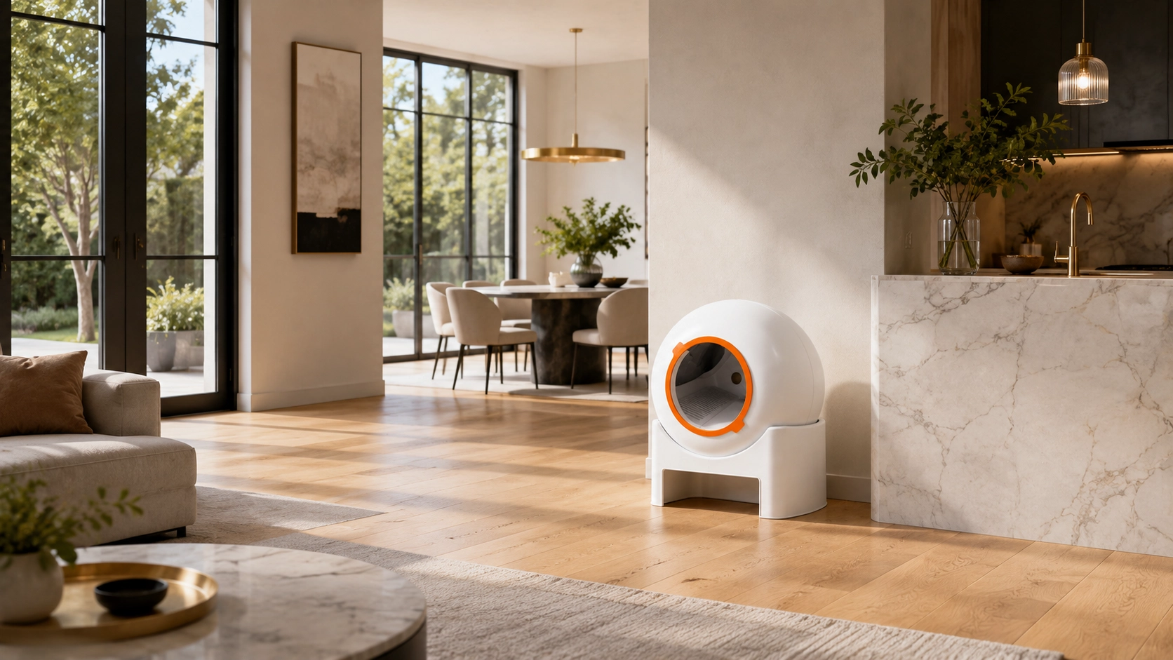 LumenGlow Smart Self-Cleaning Litter Box · Detail image 1 · GuardLynx