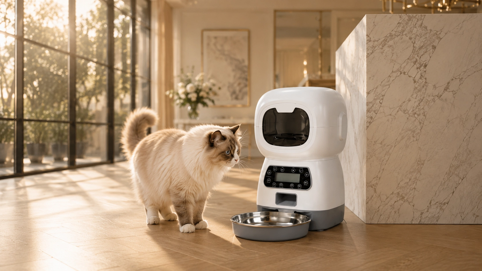 RoboPaws Smart Button Pet Feeder · GuardLynx