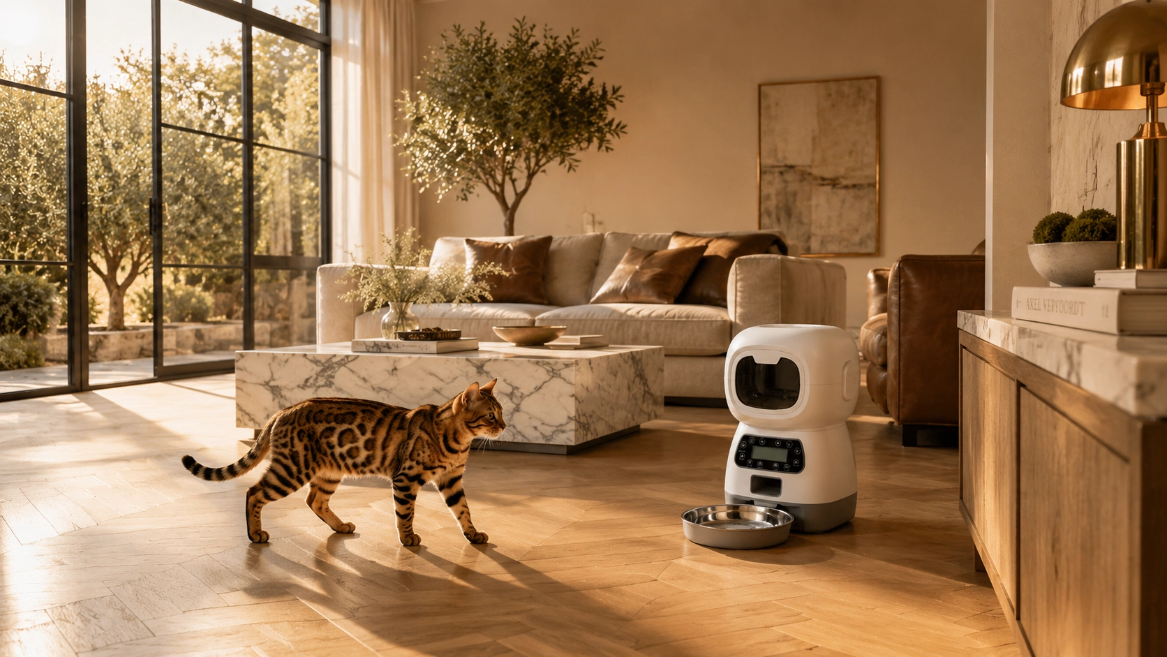 RoboPaws Smart Button Pet Feeder · Detail image 1 · GuardLynx