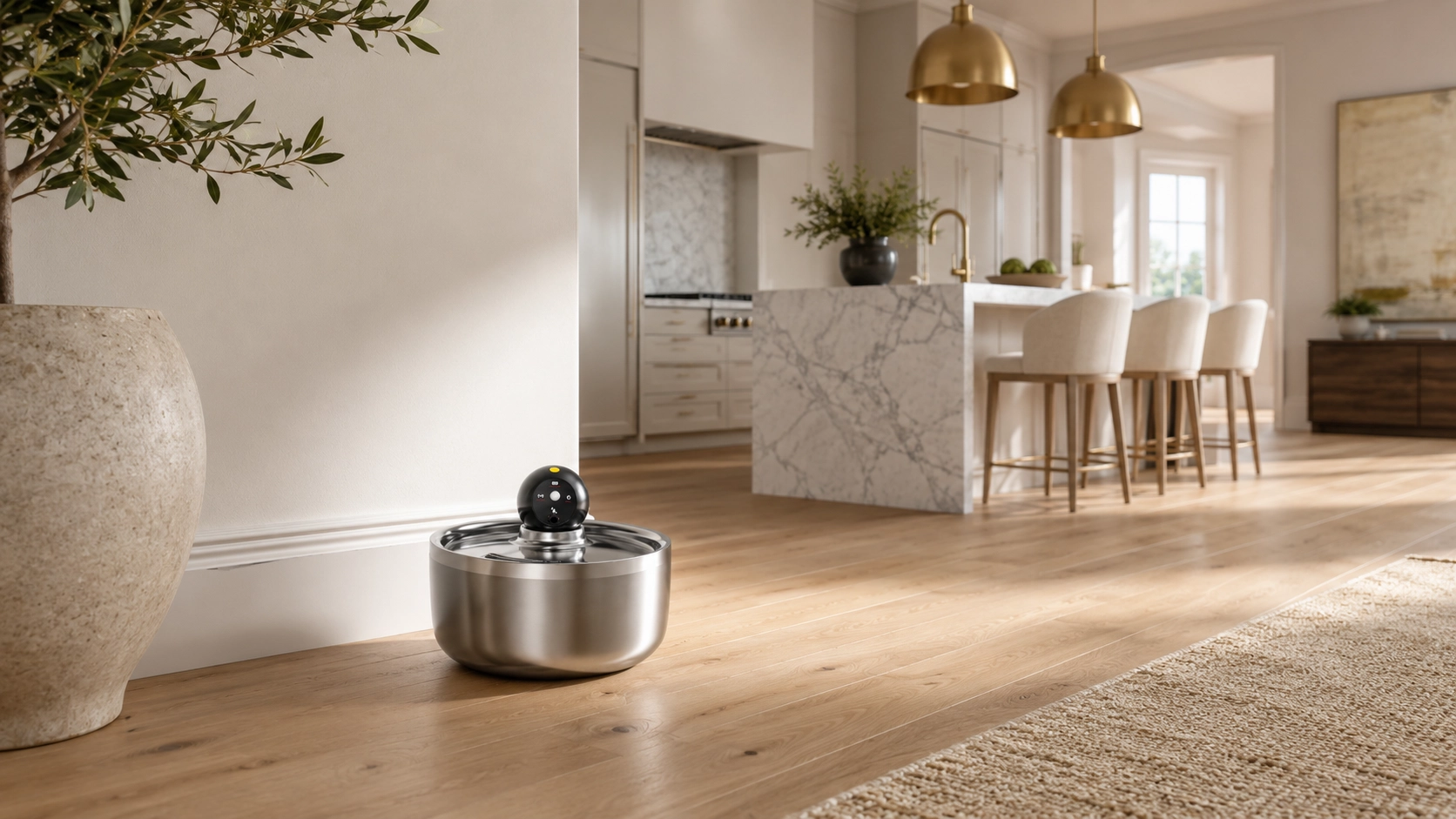 Stainless Steel Smart Pet Water Fountain · Detail image 1 · GuardLynx