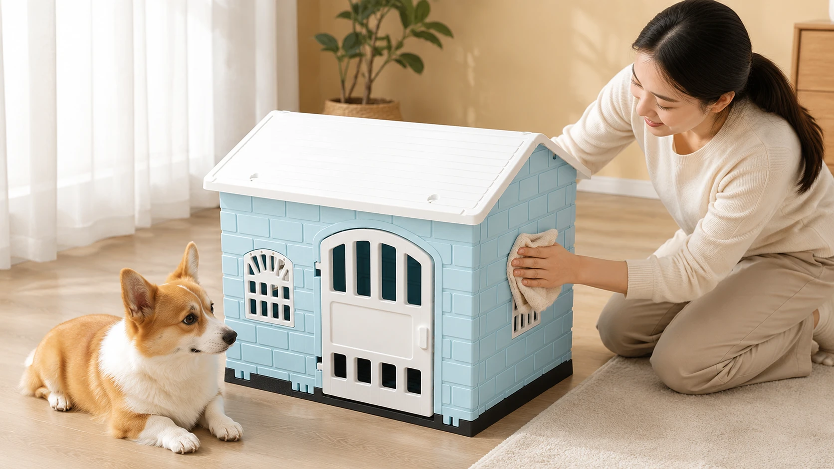 All-Season Dog House for Small to Medium Breeds · Study Room Companion · GuardHound DOG