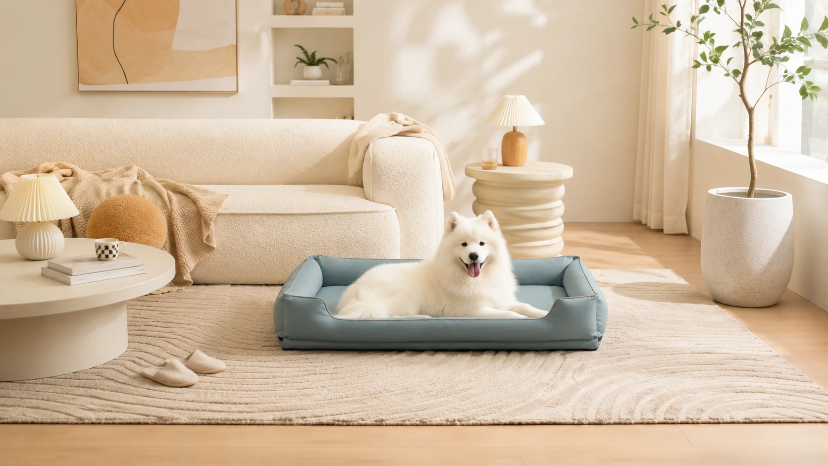 CozyNest Orthopedic Pet Lounger Bed · Detail image 1 · GuardHound DOG