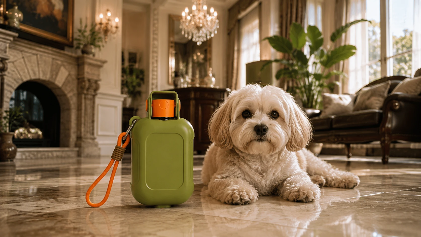 Portable Pet Water Bottle with Leak-Proof Design · GuardHound DOG