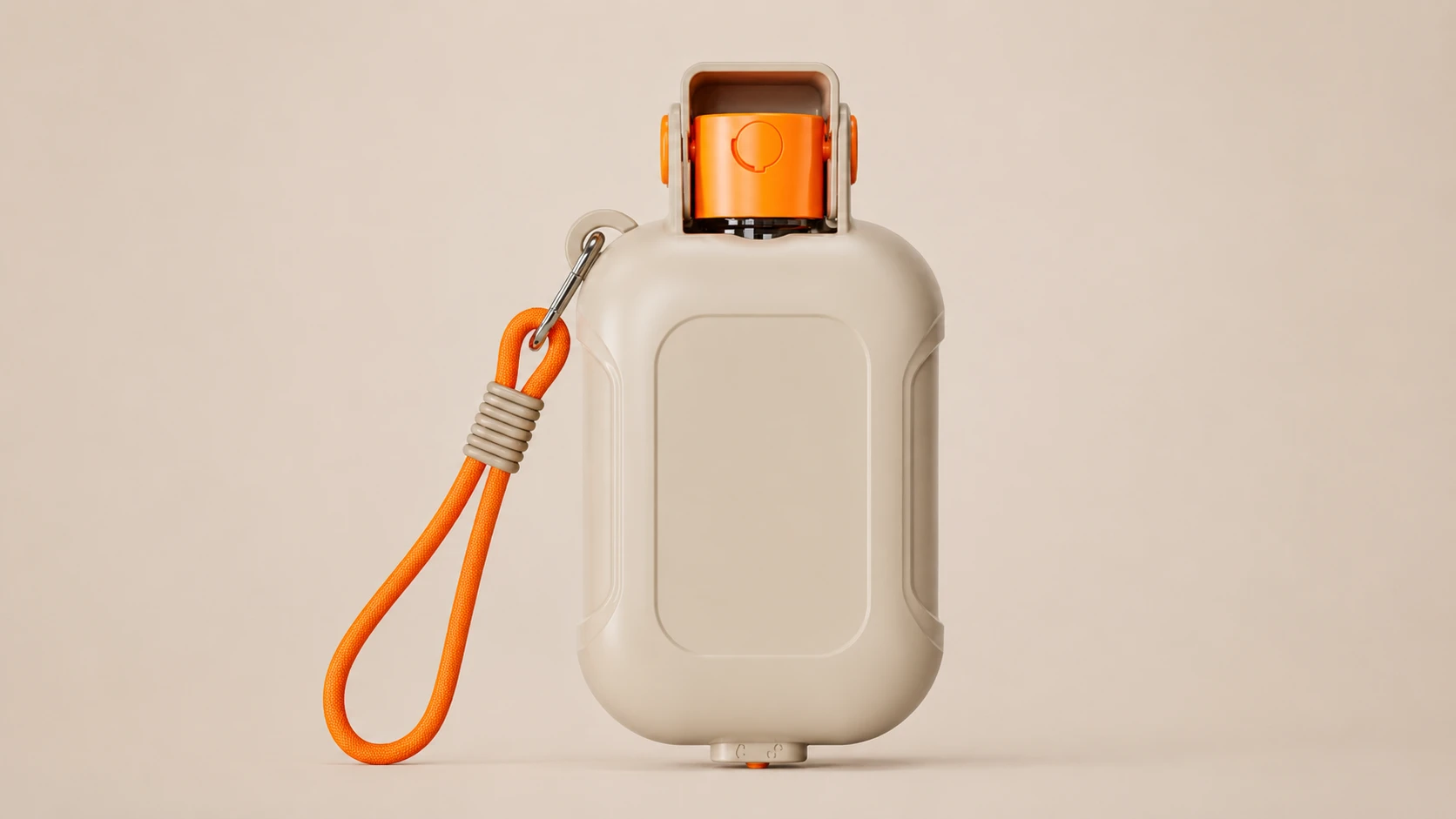 Portable Pet Water Bottle with Leak-Proof Design · Oat Milk Cream · GuardHound DOG