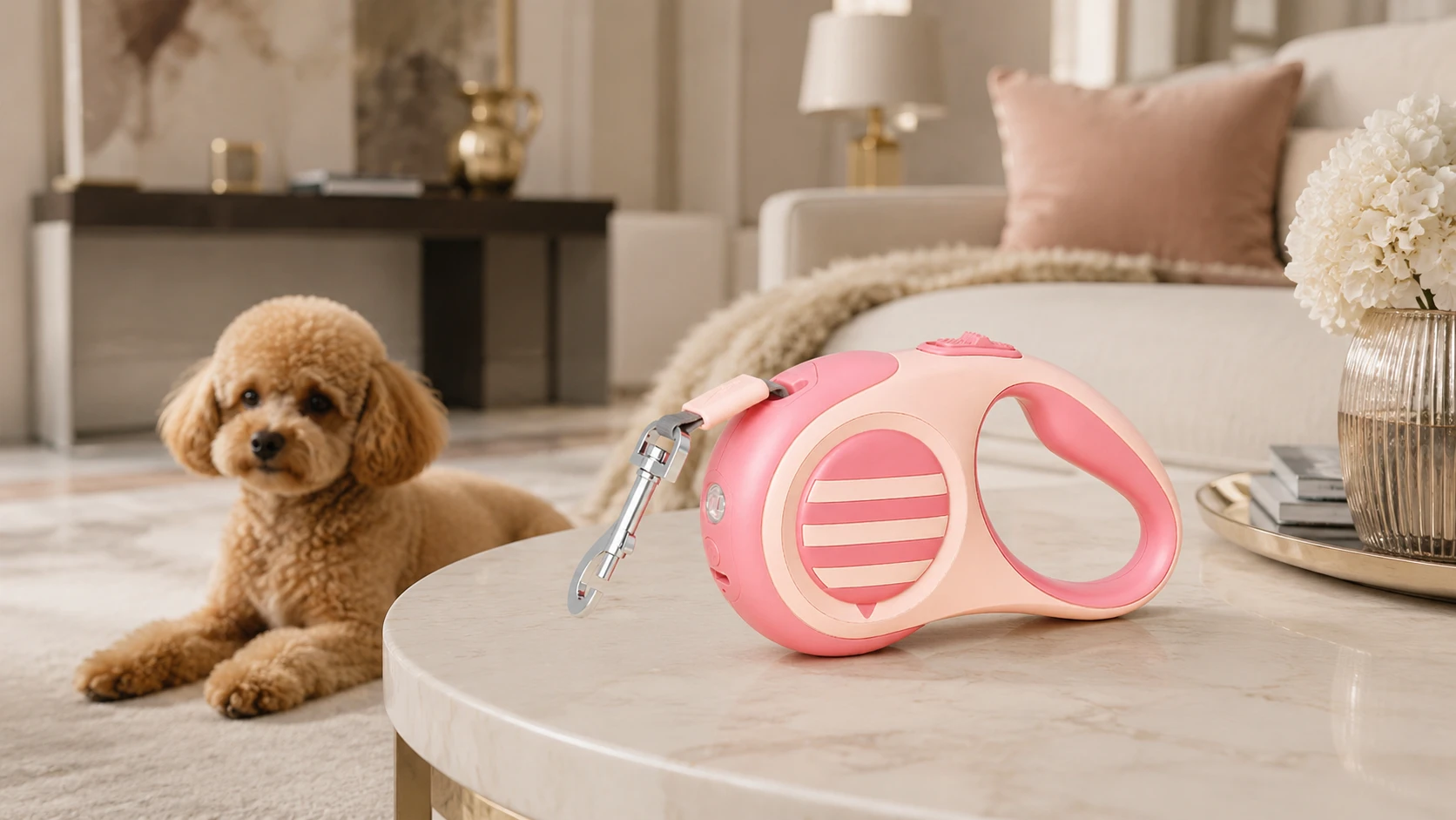 Retractable Dog Leash with One-Button Brake · Detail image 1 · GuardHound DOG