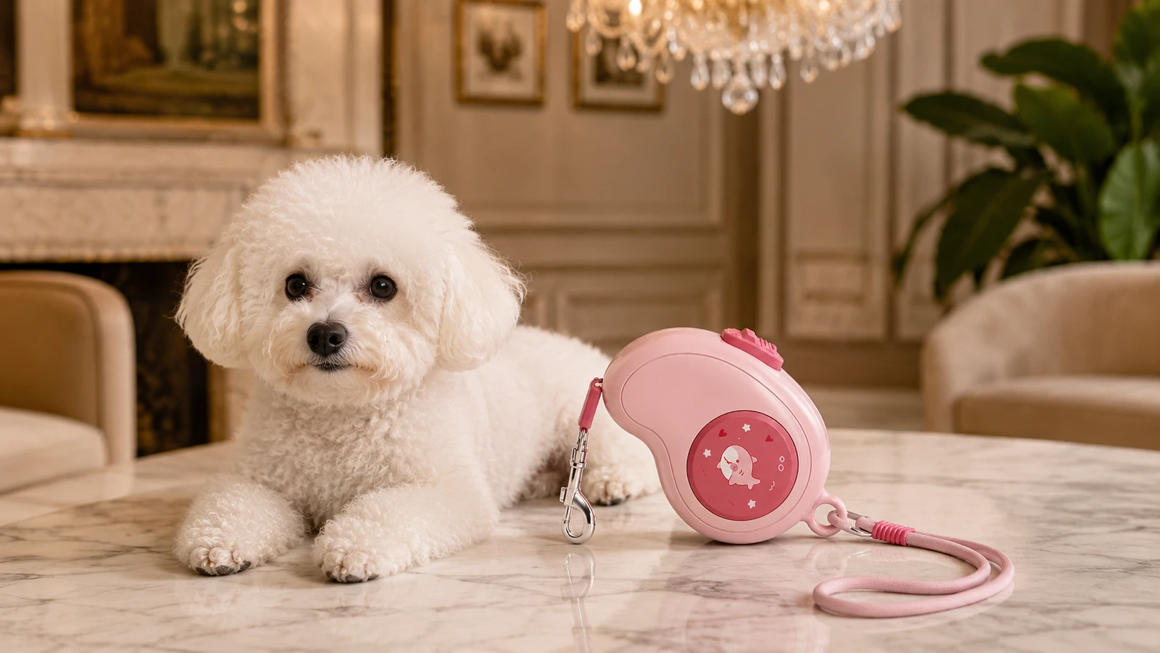 White Shark Auto Retractable Dog Leash · GuardHound DOG