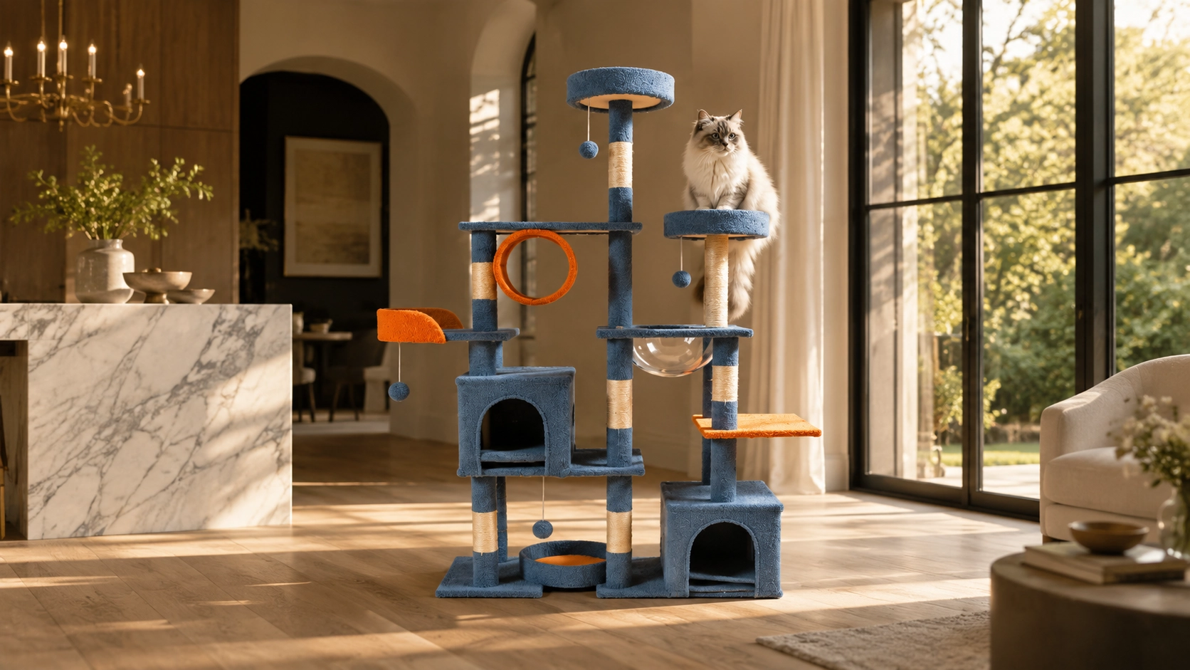 Grand Castle Cat Tree Tower · GuardLynx