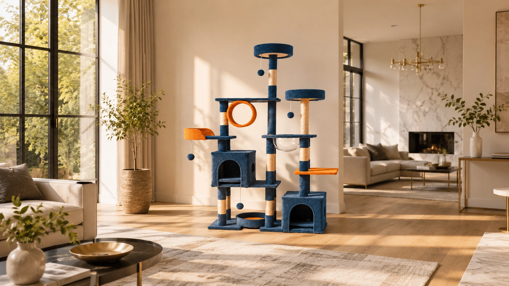 Grand Castle Cat Tree Tower · Detail image 1 · GuardLynx