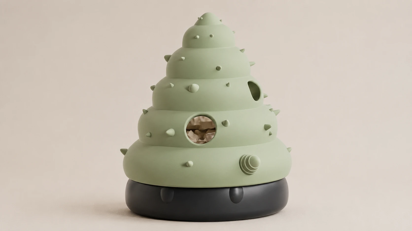 Spiral Hide & Seek Treat Toy · Shallow Algae Green · GuardHound DOG