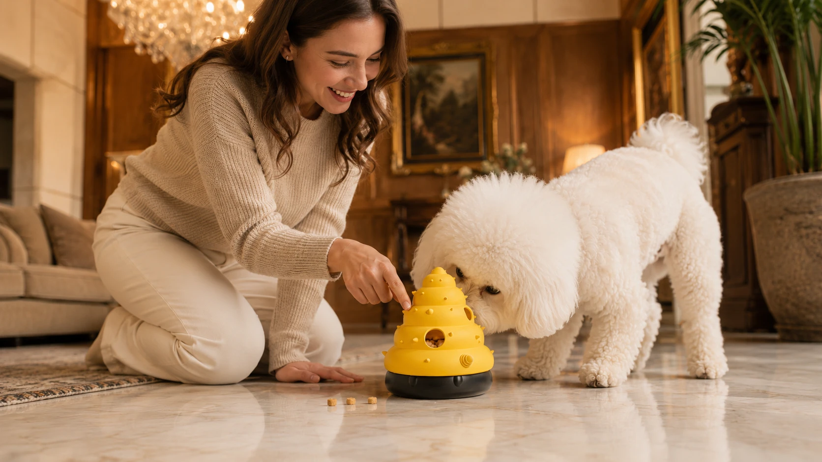 Spiral Hide & Seek Treat Toy · Morning Breakfast Game · GuardHound DOG