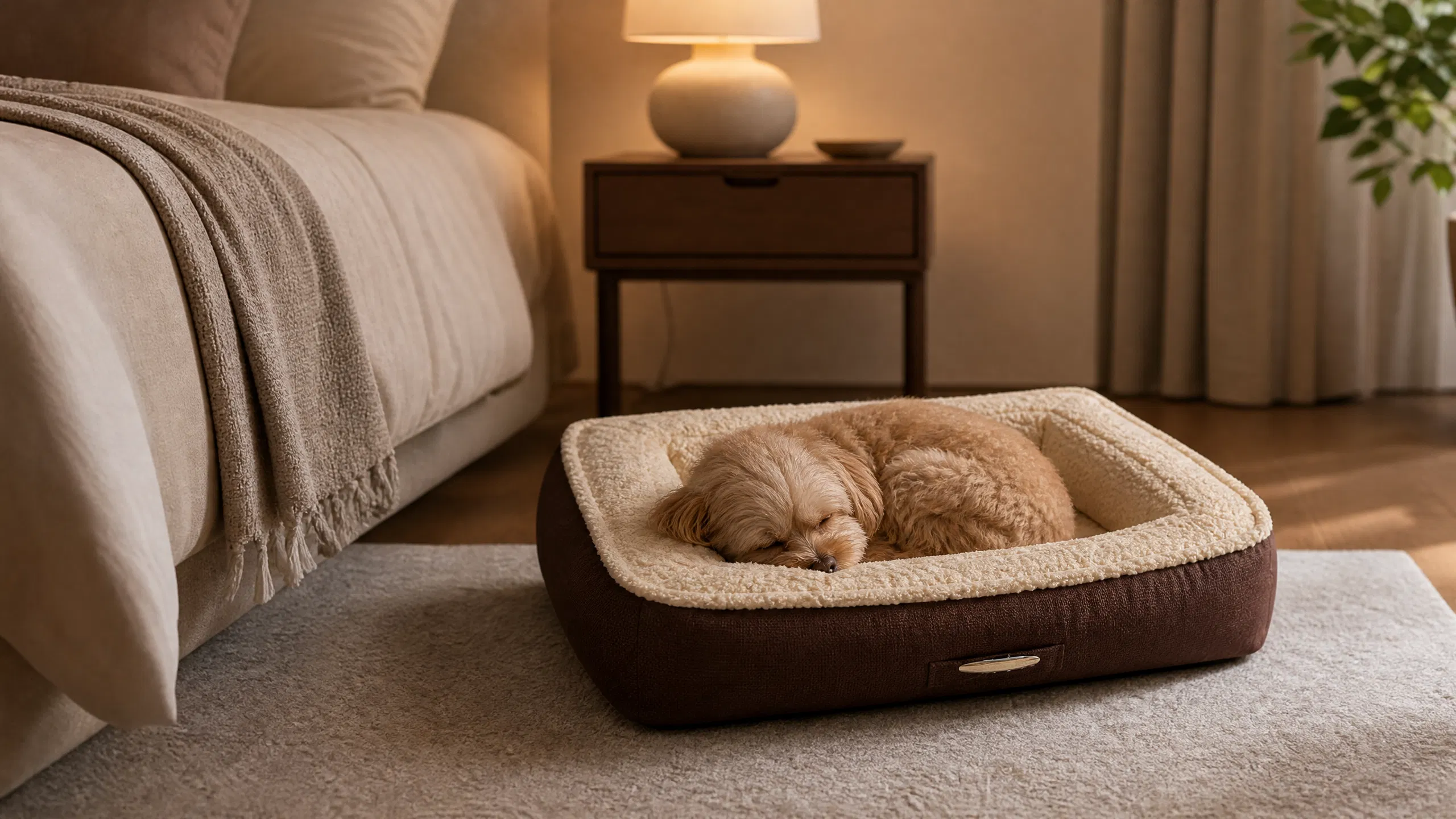 Comfortable Washable Pet Fence Bed · Secure Fence Edges · GuardHound DOG
