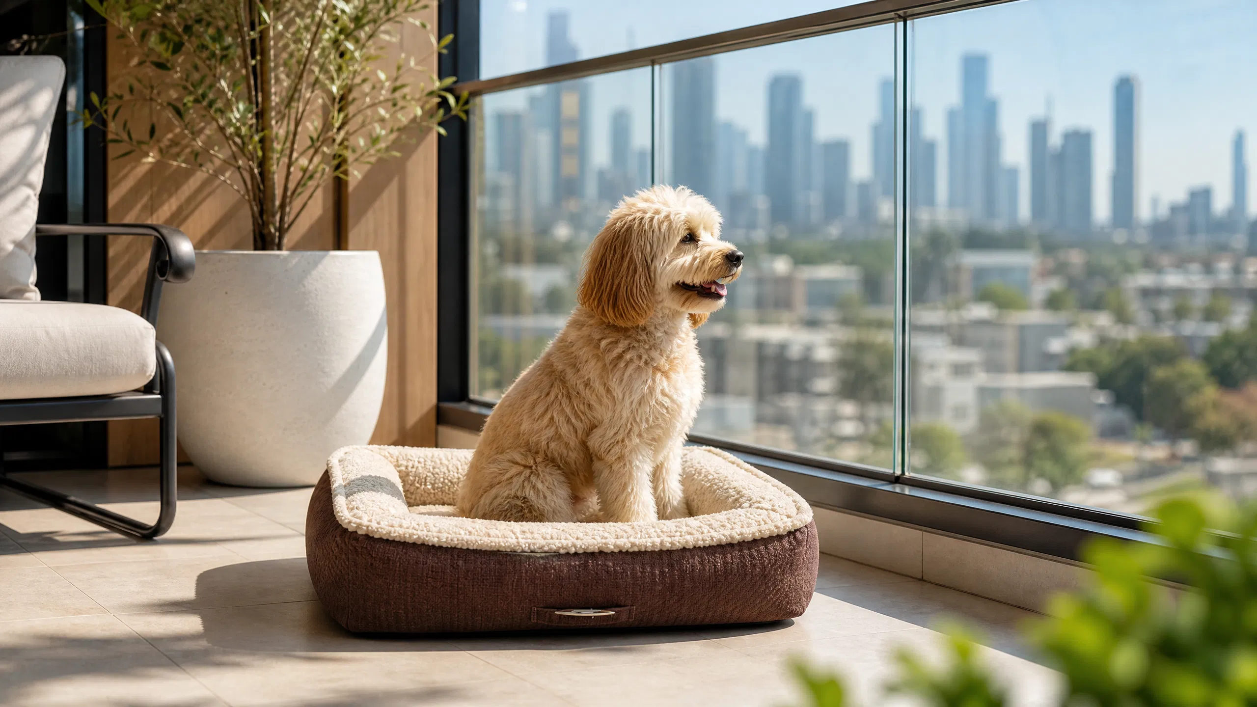 Comfortable Washable Pet Fence Bed · Removable Inner Liner · GuardHound DOG
