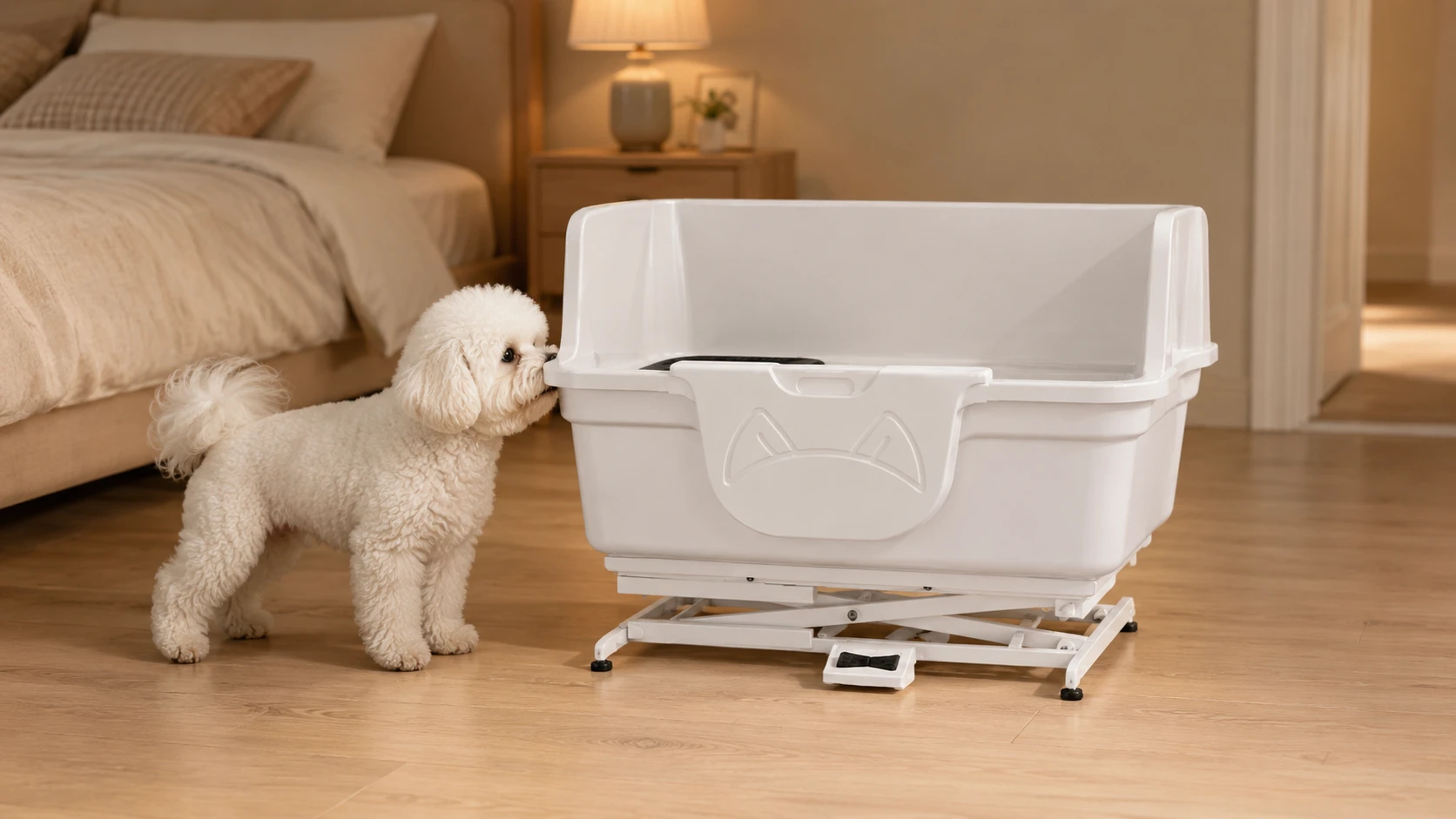 Electric Lift Single-Door Dog Bathing Station · Single-Door Splash Guard · GuardHound DOG