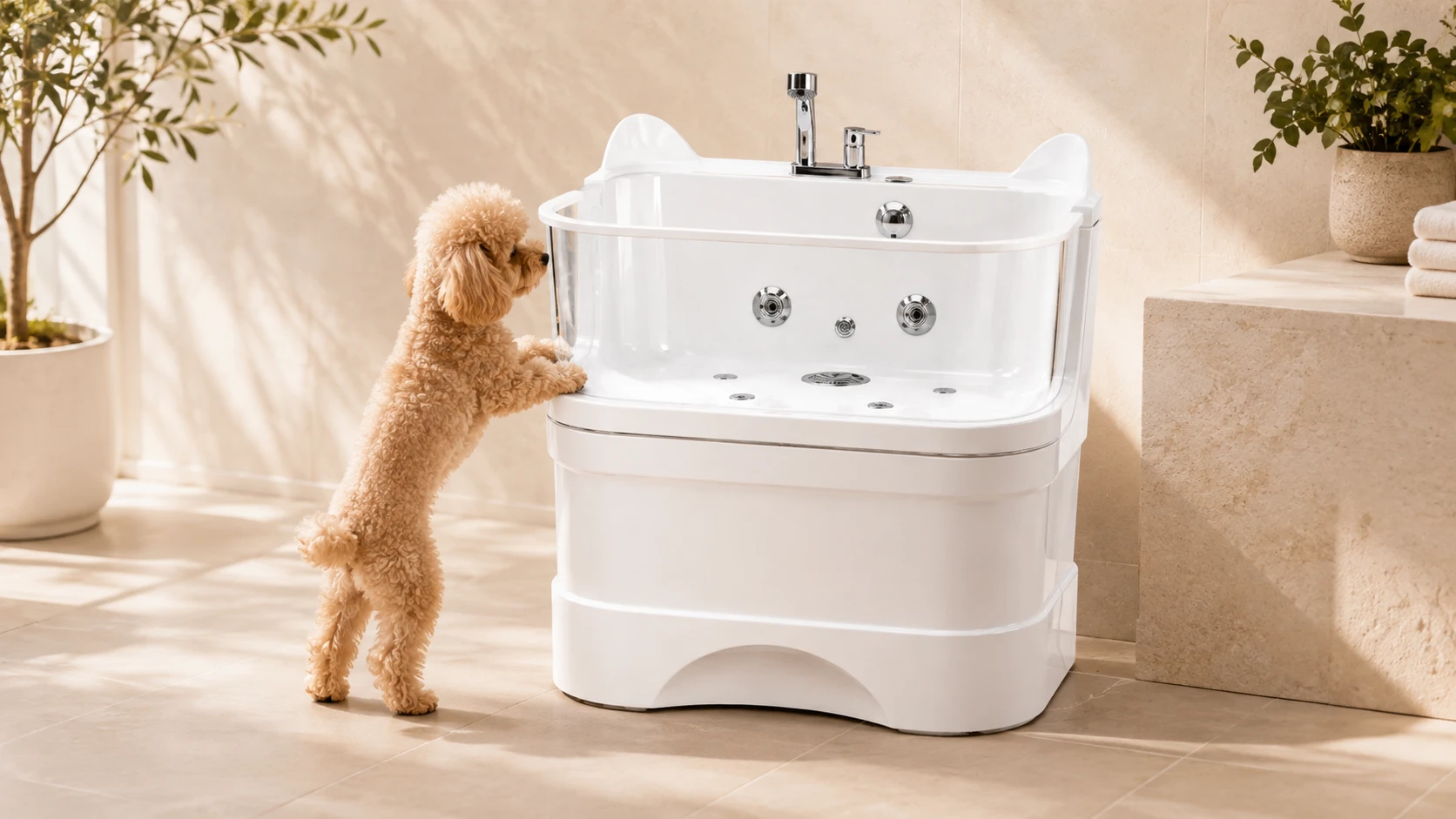GuardHound Pet SPA Ozone Bathtub Mini · Ozone Sterilization · GuardHound DOG