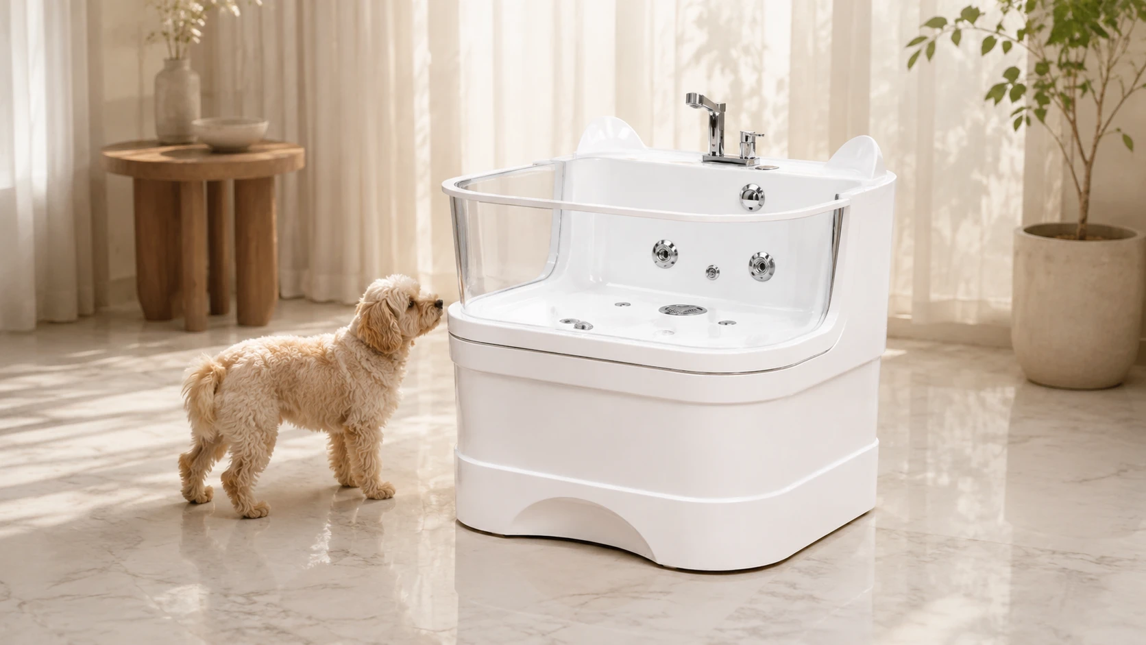 GuardHound Pet SPA Ozone Bathtub Mini · Bubble Massage · GuardHound DOG