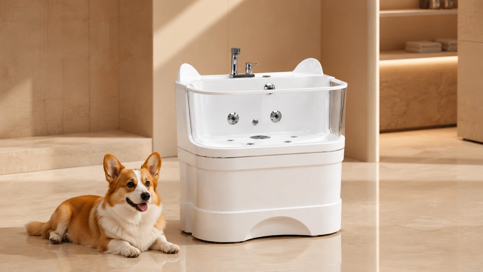 GuardHound Pet SPA Ozone Bathtub Mini · Compact Design · GuardHound DOG