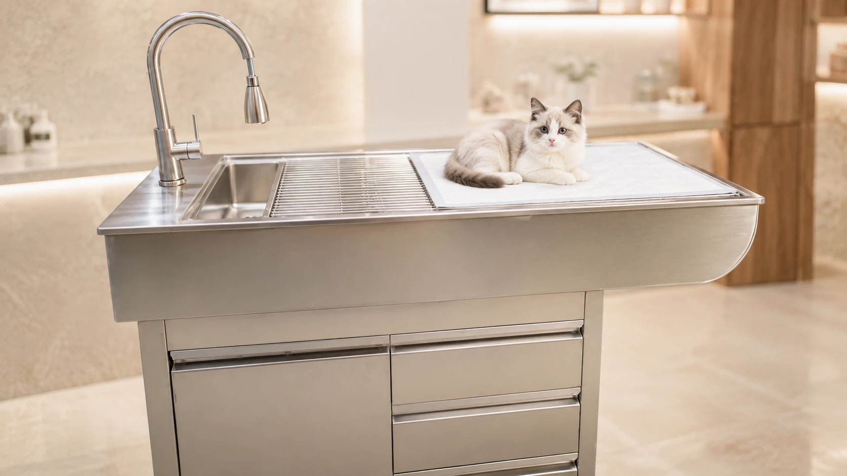 Smart Veterinary Treatment Table with Scale · Smart Scale · GuardHound DOG