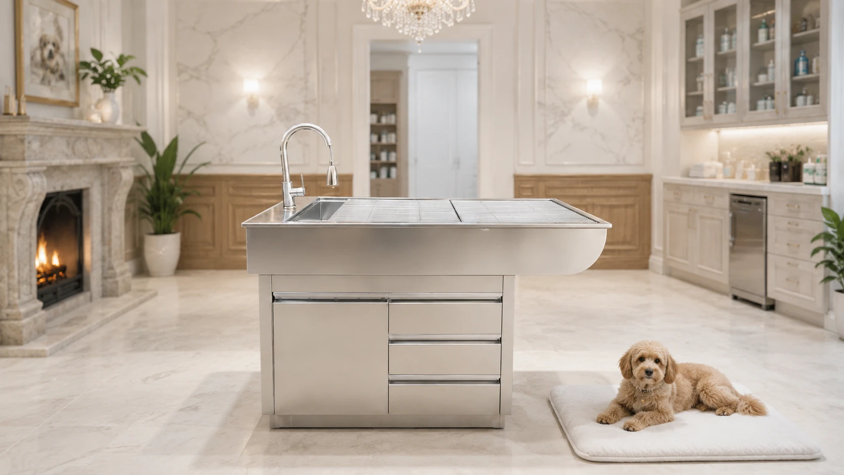 Smart Veterinary Treatment Table with Scale · Detail image 1 · GuardHound DOG