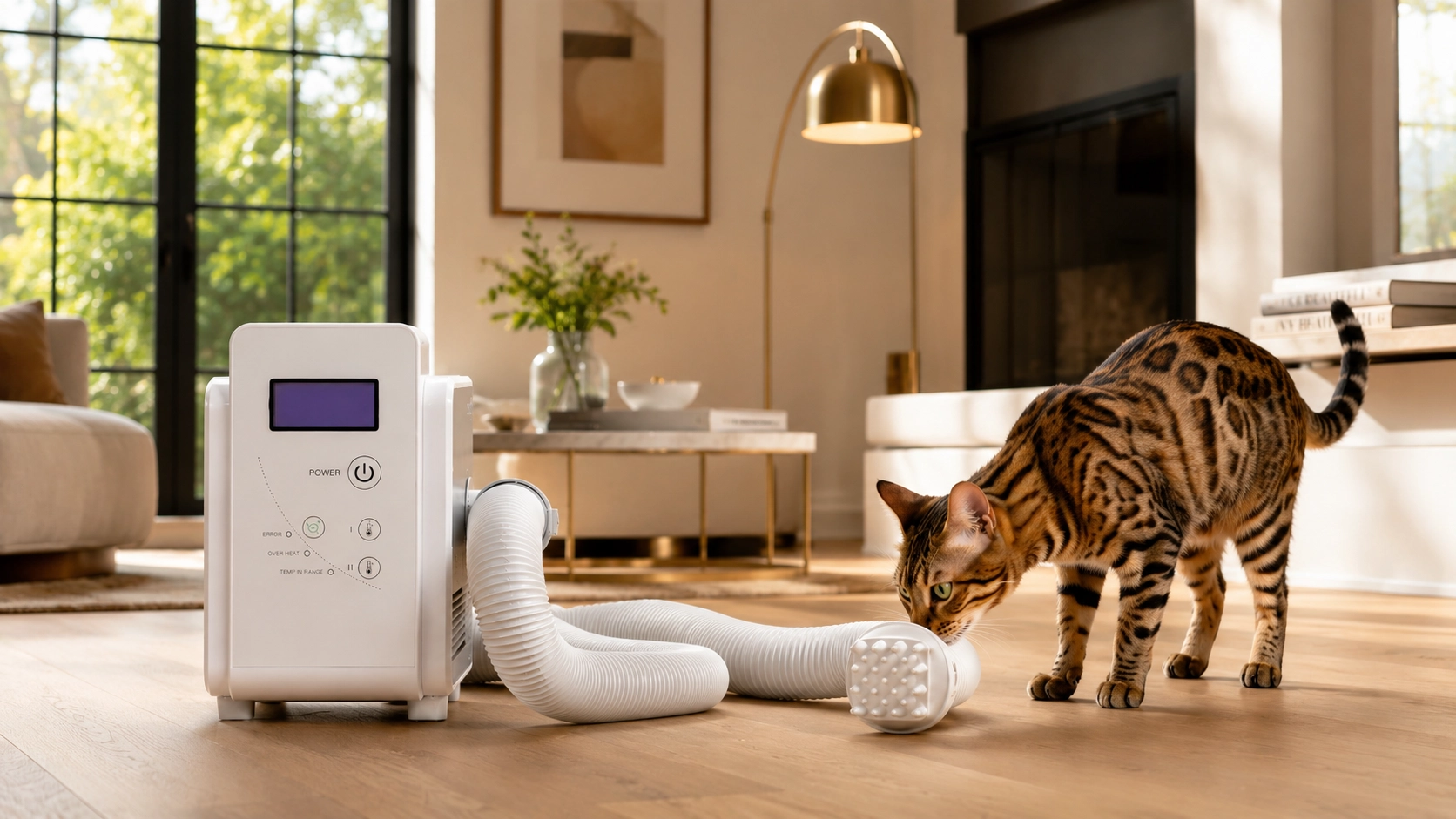 Smart Flea Comb with UV Sterilization · Smart Vibration · GuardLynx