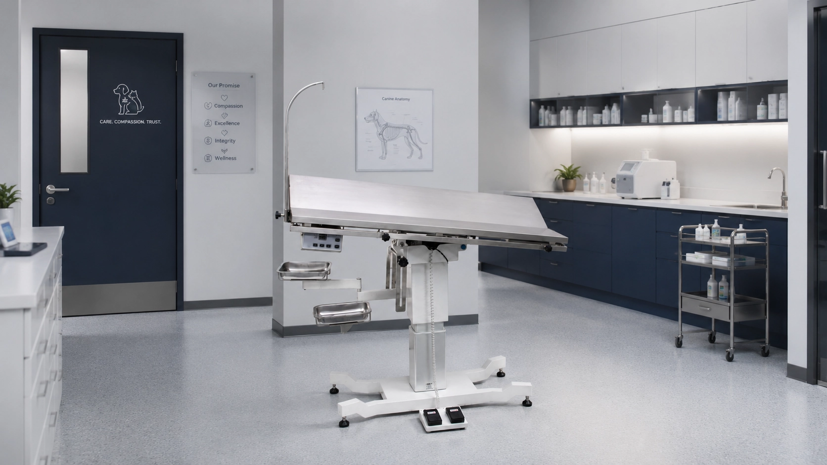 Universal Electric Lift Veterinary Surgery Table · Detail image 1 · GuardLynx
