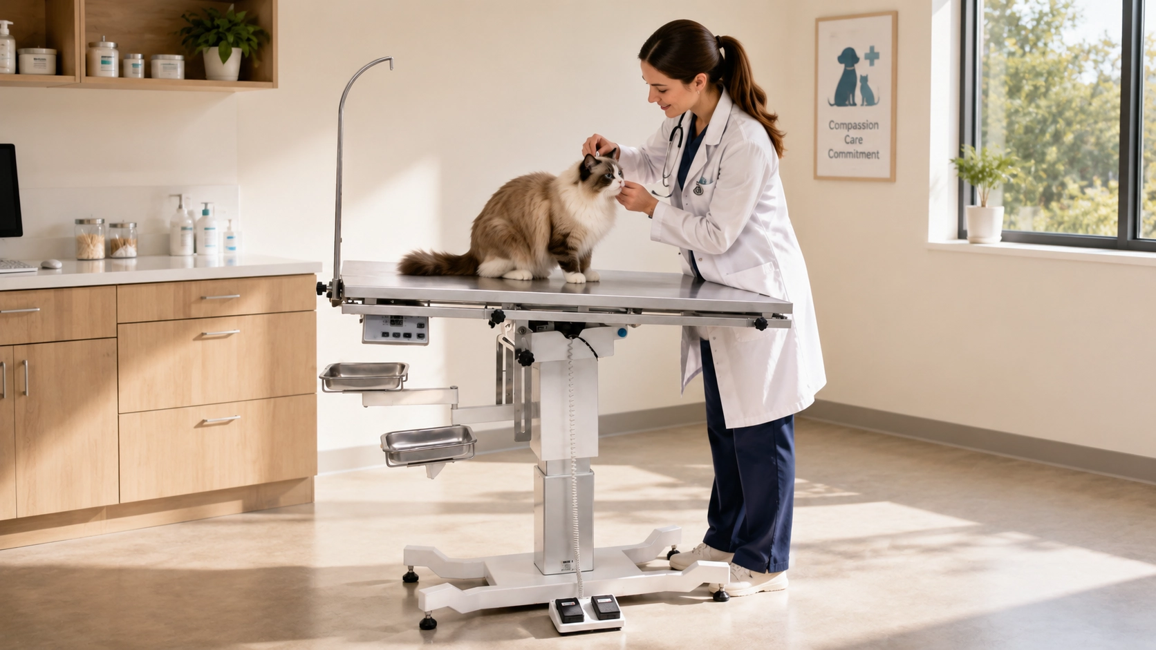 Universal Electric Lift Veterinary Surgery Table · Clinic Exam · GuardLynx
